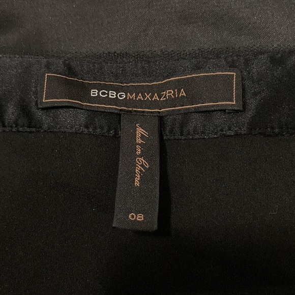 BCBGMaxazria black dress with gold sequin - Picture 6 of 6